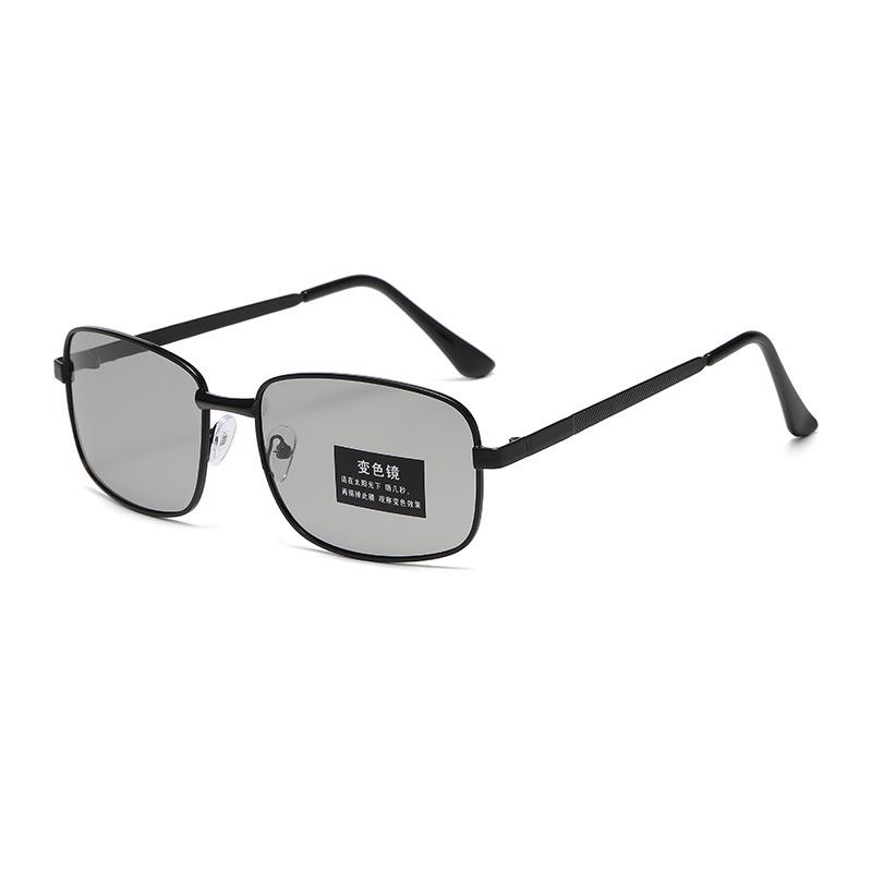 Day and night polarized light discoloration sunglasses male driver driving fishing glasses night vision driving men's sunglasses