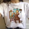 90s Vintage Tshirt Fashion Top Tees Female Vincent Van Gogh Harajuku Aesthetic T Shirts Women Oil Painting Ullzang Funny T-shirt
