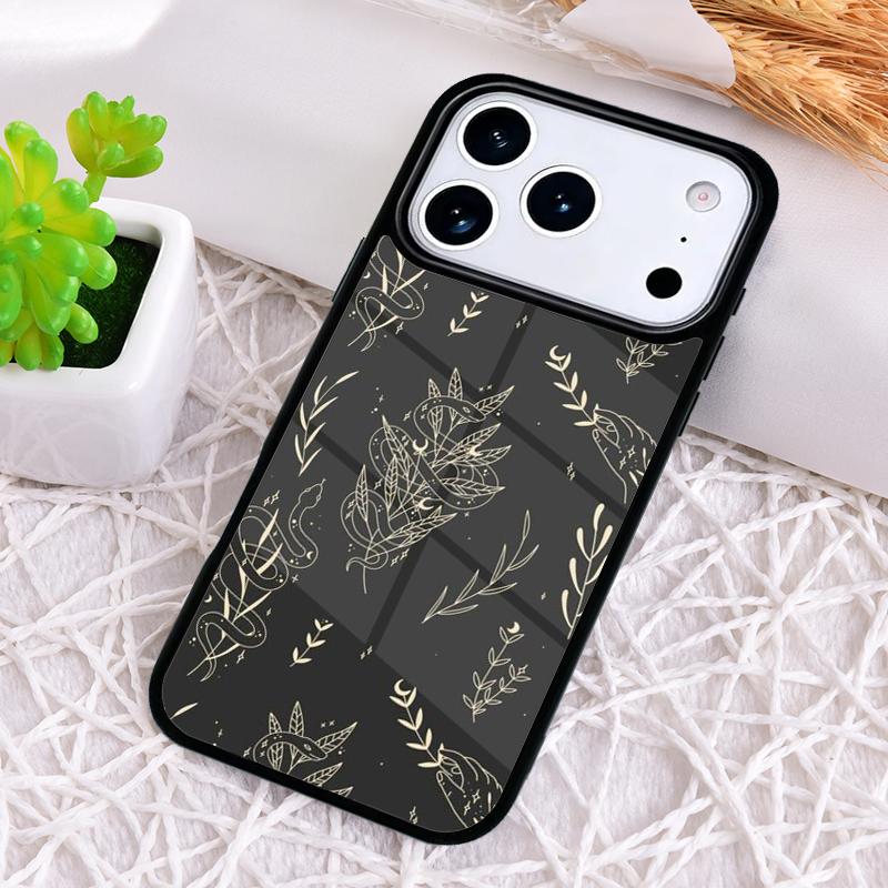 Мягкий ударопрочный чехол для телефона 'Ведьмовская магия' для iPhone 17 Air 16e 15 11 12 14 13 Pro Max Чехол Coque