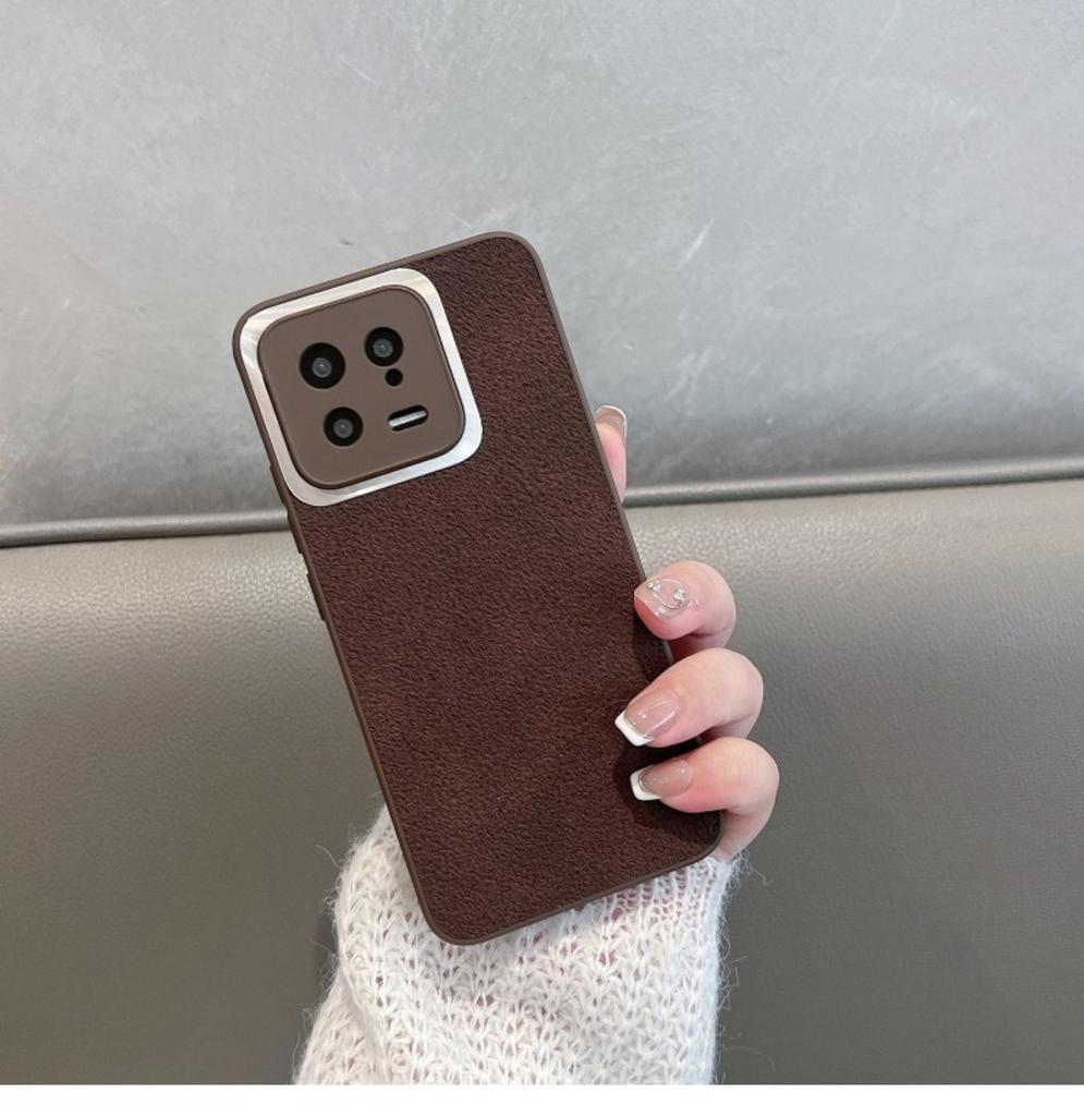 Подходит для Xiaomi Mi 15Pro Camellia, чехол для мобильного телефона Redmi Note14, защитный чехол из кожи pit leather pattern K80 advanced sense 14 на 14 месяцев