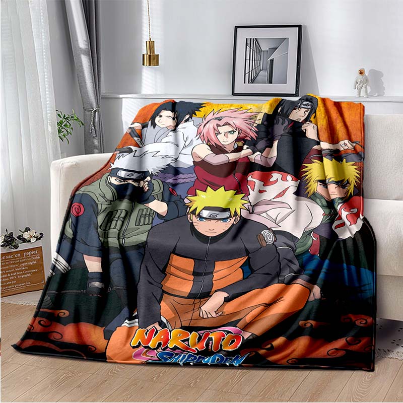 Одеяло Наруто, высококачественное фланелевое теплое мягкое плюшевое одеяло на диван-кровать, подходит для кондиционера, одеяло для сна