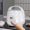 Kitchencook - Cuiseur à Riz 2.2l - Panier Vapeur Intégré - 400w - 4 Menus De Cuisson Automatique - Départ Différé - Blanc