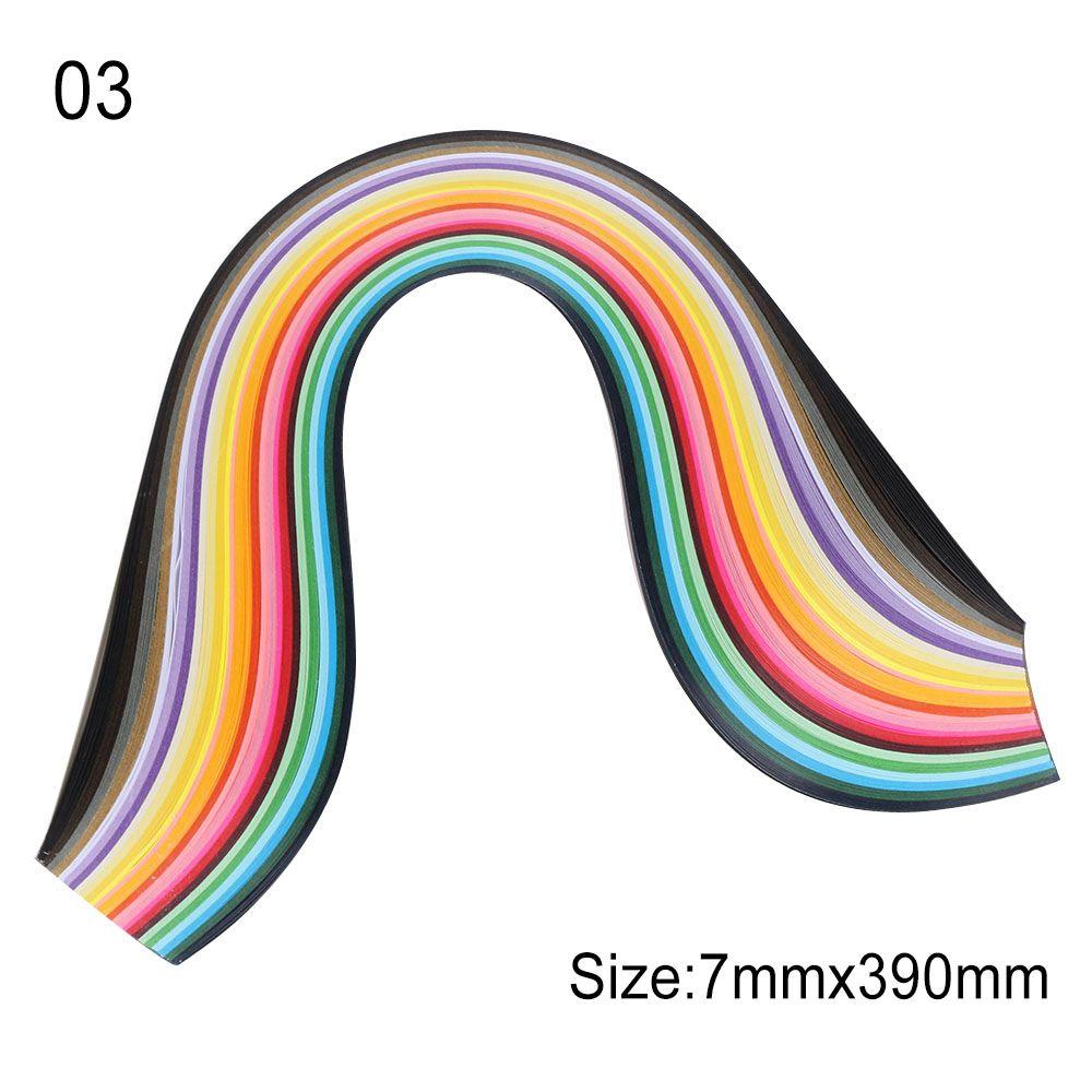 3/5/7/10mm NEW DIY Craft Quilling Paper Solid Color Origami Tool Handmade