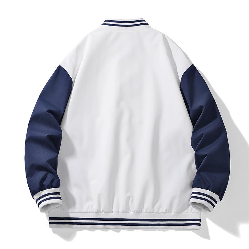 Бейсбольная майка мужская, высококачественная, модная, мужская куртка весна-осень, молодежная, хип-хоп, воротник-стойка, одежда для пар, контрастное пальто