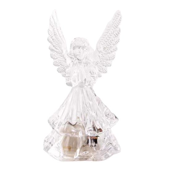 Светодиодный светильник прозрачной формы, высокая креативная небьющаяся долговечность, энергосберегающий декоративный акриловый 3D ночник с ангелом