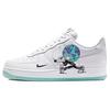 Стивен Харрингтон x Air Force 1 Low Flyleather QS День Земли Унисекс Кроссовки Белый Черный Гипер-Алый CI5545-100