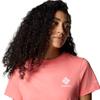 Columbia Rolling Bend Graphic SS Tee, Womens pink T-shirt