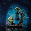 Zombie Skull Lantern Halloween Ornament for Courtyard & Garden Chilling Horror Nightlight Perfect for Spooky Decorations