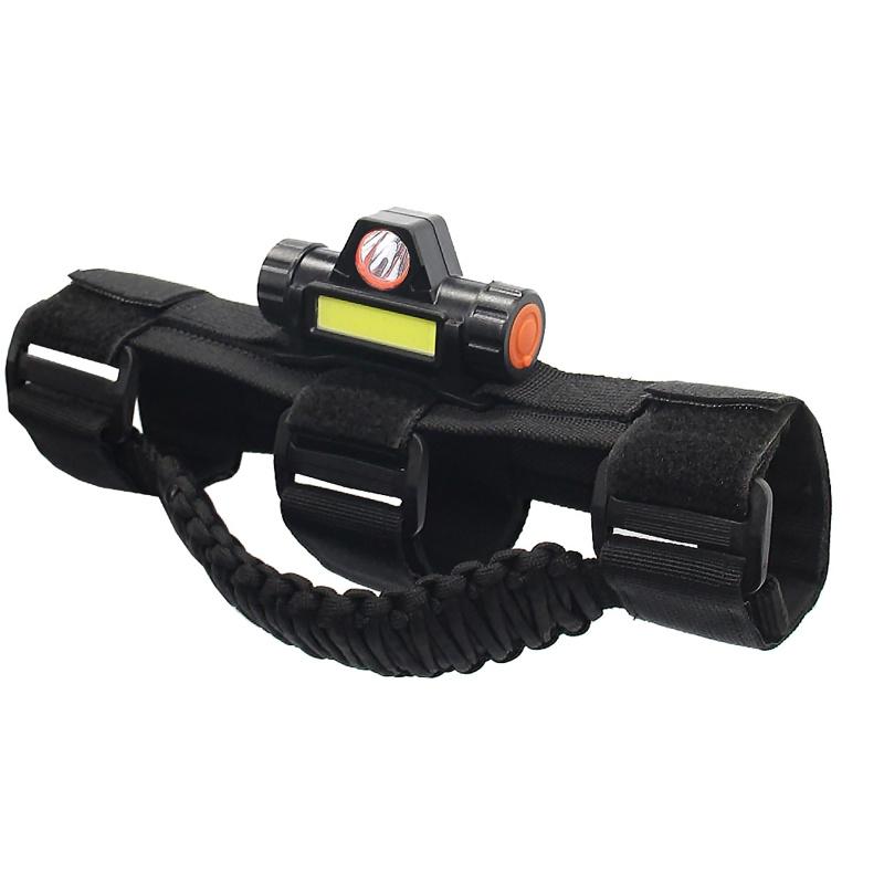 Roof Top Roll Bar Grab Handle with Dome Light Interior Roof Handle Bar Light for Jeep Wrangler CJ YJ TJ JK JL JT 1945-2021