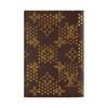 LOUIS VUITTON Monogram Grid Coated Canvas Passport Holder Men's Brown M29285