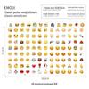 QQ Cartoon Emoji Stickers: Creative DIY Cute Expression Pack for Diary and Mood Decoration
