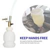  3L Vacuum Brake Bleeder Kit, Pneumatic Brake Fluid &   Bleeding Extractor Tool for Car, Truck, with Adapters, Hoses and 1L Refilling Bottle 
