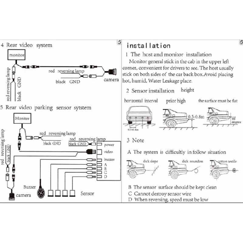 1Xпрофессиональный зуммер датчика парковки автомобиля 4 датчика 13 мм Parktronic Оригинальный плоский
