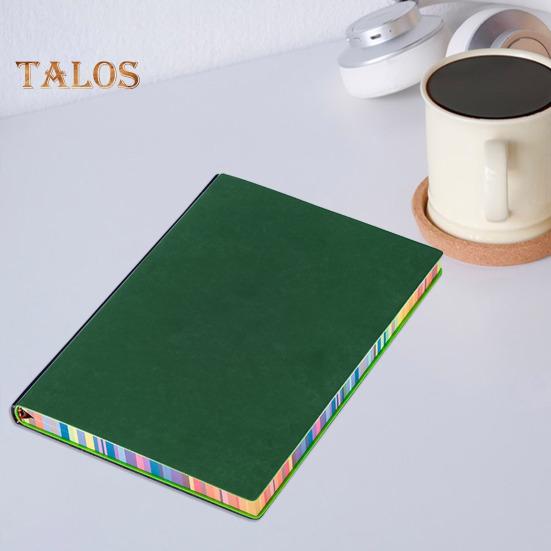 Блокнот А5 с утолщенными краями цвета радуги, обложка из искусственной кожи, прочный переплет, четкая линия печати, гладкое письмо, 100/200 страниц, офис, бизнес-студенты