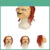 Маска Чаки из фильма «Детские игры» на Хэллоуин, латексная, со жутким дизайном для вечеринки и косплея