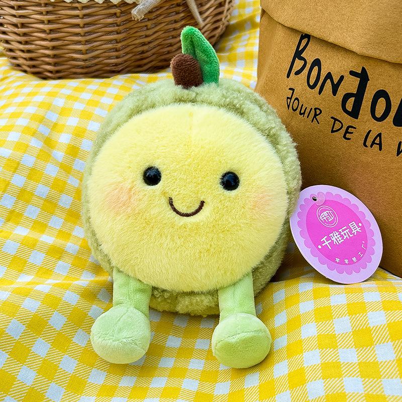 Cute Fruit Bean Bag Plush Toy Durian Cantaloupe Event Wedding Throw Persimmon Children's Doll