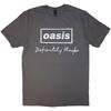 Oasis Unisex Adult Definitely Maybe Text Logo Distressed T-Shirt