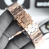Мужские автоматические механические часы AP Royal Oak 15407, водонепроницаемые, с люминесцентными метками, стальной браслет