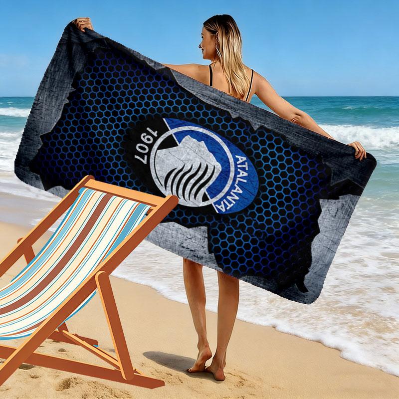 Atalanta BC Print Beach Towel, Large Soft Quick Dry Towel for Beach Camping Swimming