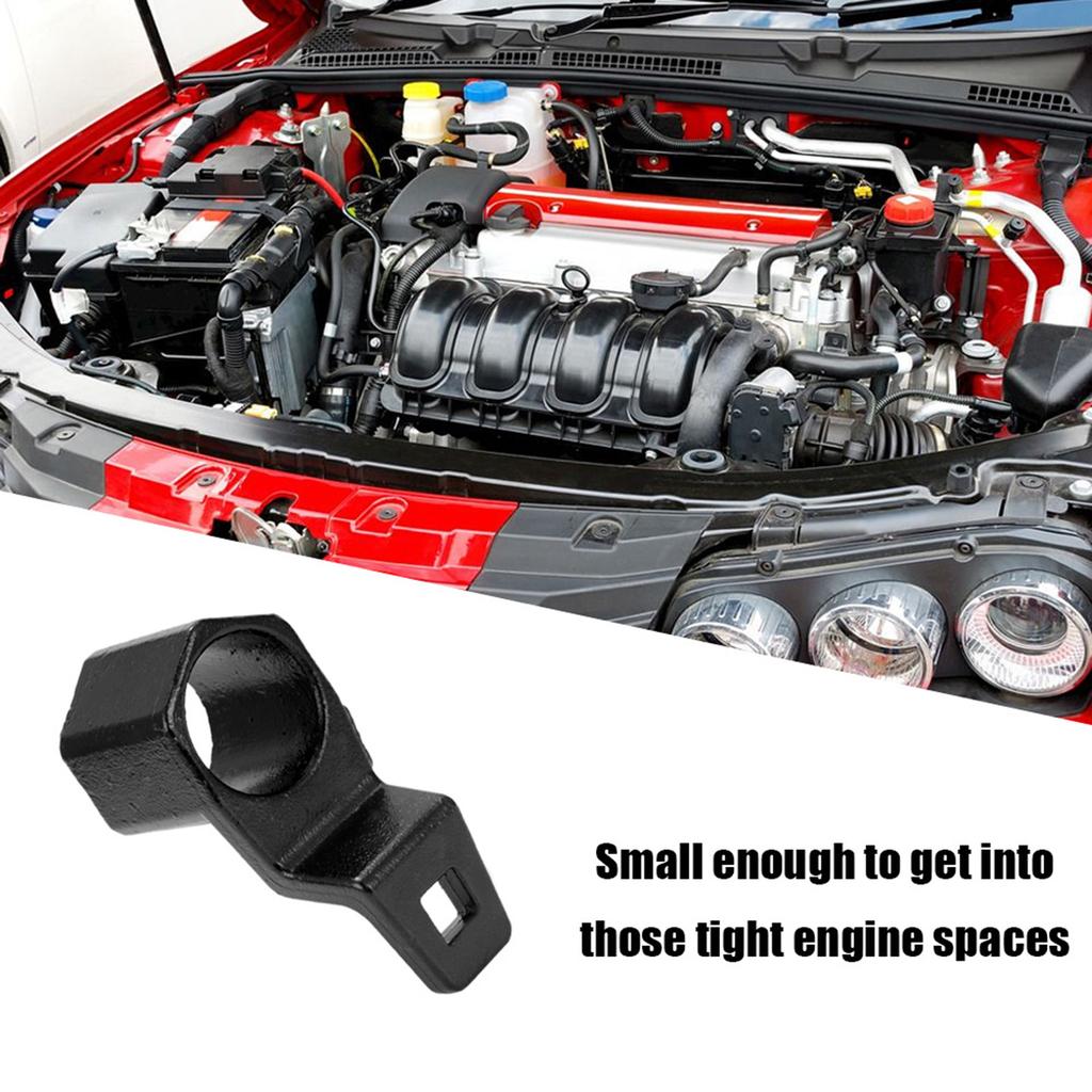 50mm Hex Crankshaft Crank Damper Pulley Wrench Holder Tool Removal Holding Spanner Repair Tool 1/2-Inch Square Drive