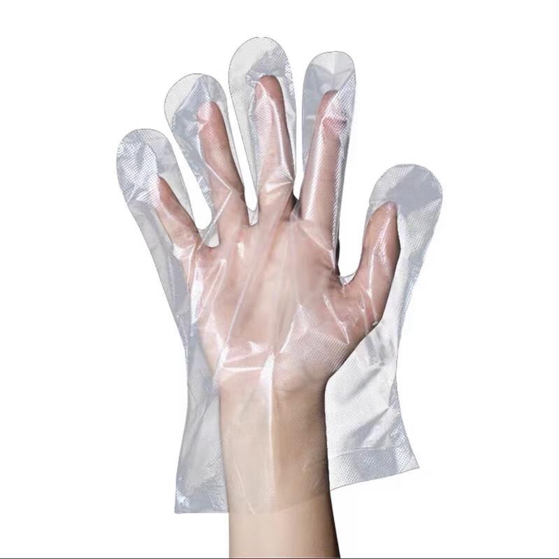 ZISIZ 500 шт. Extra Thick Одноразовые пластиковые перчатки