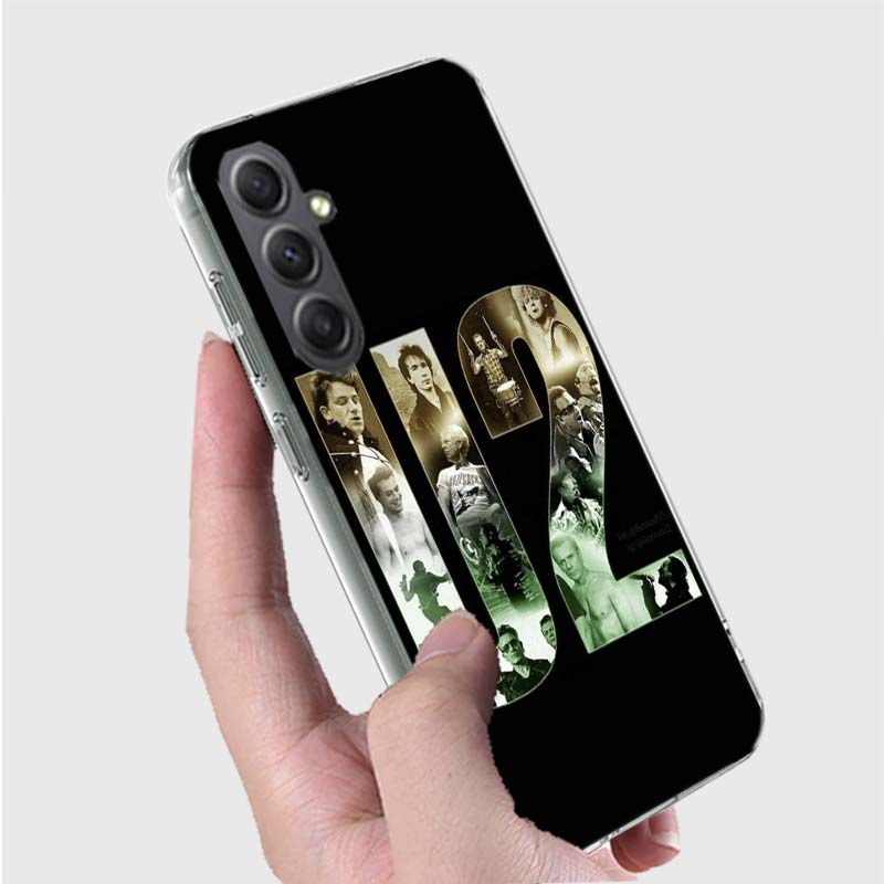 Band U2 Phone Case for Samsung A16 A26 A36 A56 A17 A37 A57 A07 A06 A02S A03 A04S A05S Galaxy Note 20 10 A50S A71 A51 A31 A30 A20