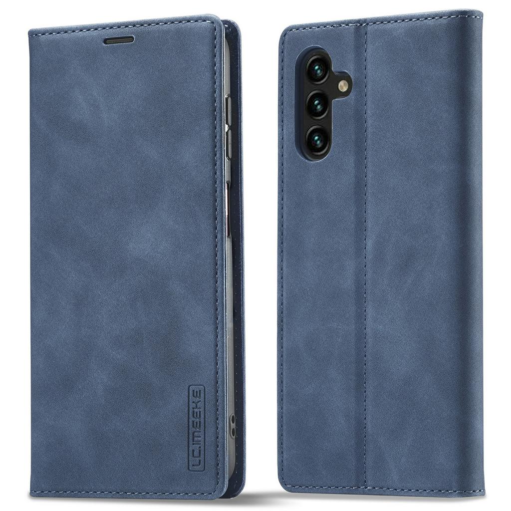 LC.IMEEKE Для Samsung Galaxy A35 5G Чехол из микрофибры Кожаный чехол для телефона Магнитная застежка