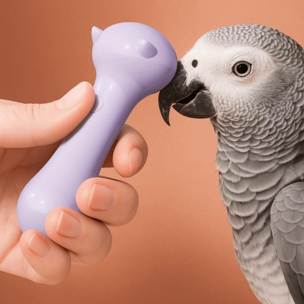 Low Noise Electric Parrot Nail Trimmer USB Charging Polisher Wheel Pet Nail Grinder Anti-Pinch with 6 Grinding Heads