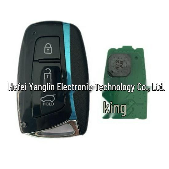 Смарт-карта-ключ Hyundai Santa Fe с 3 кнопками 315 МГц, чип 46