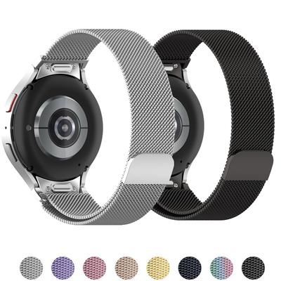 Миланский браслет для Samsung Galaxy Watch 7 6 5 pro 4 40мм 44мм Металлический ремешок correa Galaxy Watch 4 6 Classic 47мм 46мм Ремешок