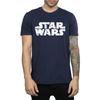 Star Wars Mens Christmas Logo T-Shirt