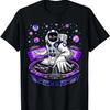 Astronaut Psychedelic Music DJ Psytrance Techno Music Festival T-Shirt for Unisex Party Holiday Cotton Short Sleeve