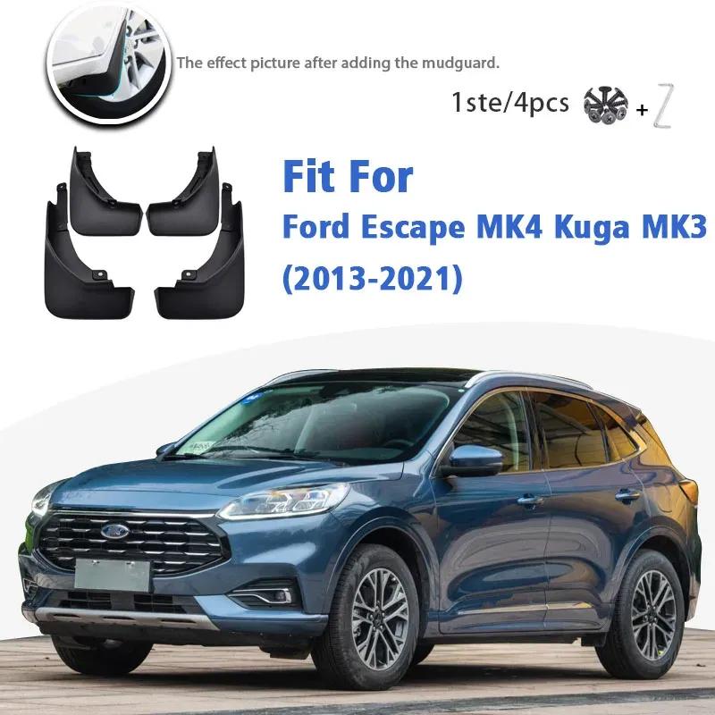 For Ford Escape MK4 Kuga MK3 MK2 2013- Mud Flap Guards Splash Mudguard Fender Mudflaps Car Accessories Front Rear 4pcs