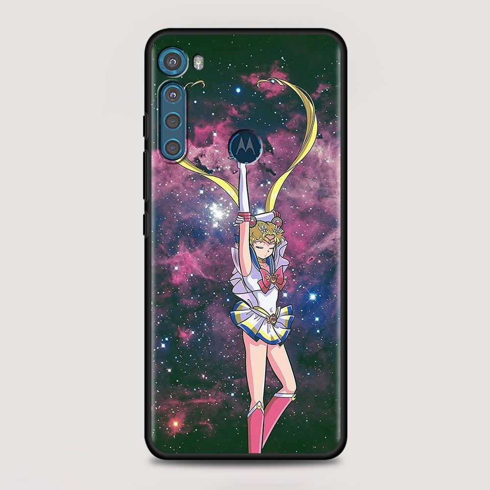 Чехол аниме Girl Magic Girl для MOTOROLA One Fusion для Moto G10 G9 G8 Plus Play Power One G20 G30 G40 G50 G60 Edge20, чехол для телефона