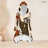 Women Plus Size Halloween Printed Hooded Long Sleeve High Low Top Fitted Pants Two Piece Set