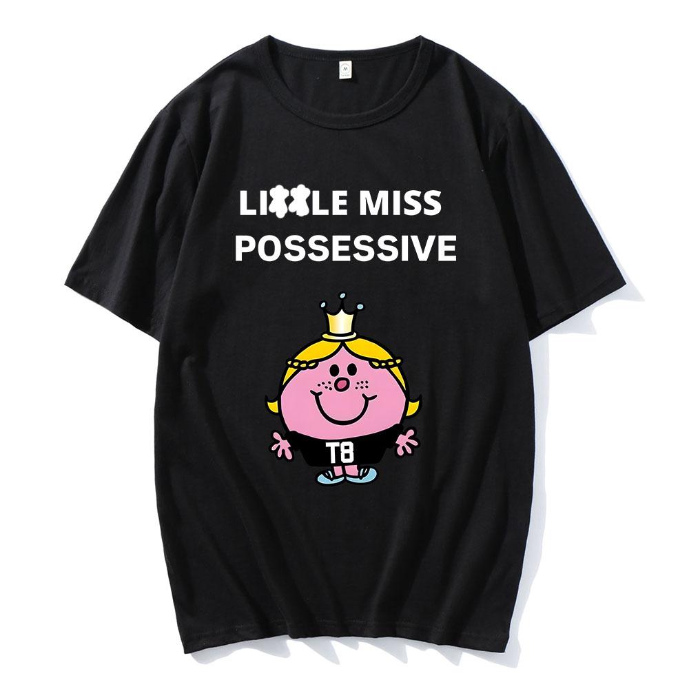 Тейт МакРей Певица Графические футболки Miss Possessive World Tour 2025 Футболка Хлопок Высокое качество Мужская футболка Унисекс Уличная одежда Мужской топ