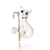 Cute Alloy Enamel Cane Cat Brooch Versatile Temperament Women'S Suit Shirt Corsage Jewelry Pin