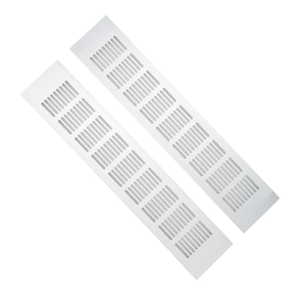 2 Pcs Set Aluminium Alloy Ventilation Grille Multiple sizes Vent Plate Closet Ventilation