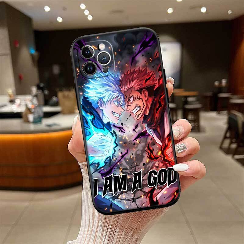Чехол для телефона Аниме Годжо Jujutsu Kaisen для Redmi Note 12 12S 12C 13 13C 13R 14 14S 14R 14C 11A 13X A3 A3X A4 A5 Pro Max Plus