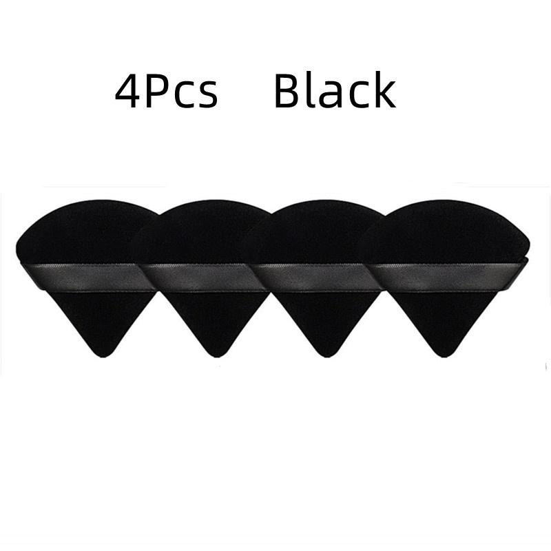 4/8/12 шт. треугольная бархатная пудра для пиццы, мука, мини-губка для макияжа лица, косметика, моющиеся легкие средства для макияжа, инструменты для макияжа