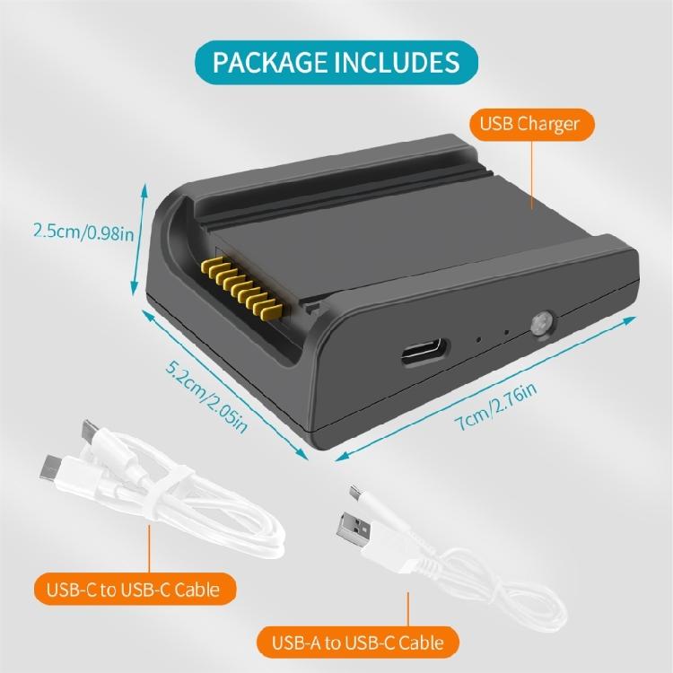 Быстрое зарядное устройство Аккумулятор USB-хаб для зарядки аккумулятора DJI Air 3 Зарядные аксессуары