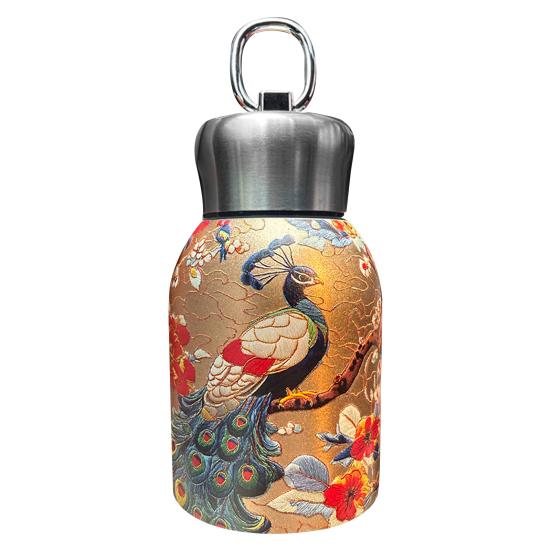 Portable Thermal Bottle Water Flask Mini Thermal Cup 300ml Insulated Tumbler for Hot Cold Drinks Leak-proof Travel Coffee Mug Gift for Lovers Parents