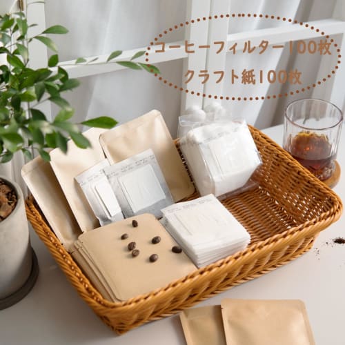 Niesporek Drip Filters, Coffee Filters for 1-2 Cups, 100-Pack, Includes 100 Kraft Paper Coffee Bags, Coffee Filter Paper, Easy To Carry, Perfect for T