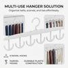 Multi-Function Hanger For Underwear And Straps With Non-Slip Hooks For Home And Dorm Use