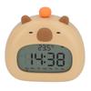 Капибара Будильник с Ночником Повтор Обратный Отсчет Несколько Мелодий Звонка Перезаряжаемый 800 мАч