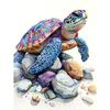 5d DIY Алмазная картина, вышивка крестом, животное, красочная морская черепаха, алмазная вышивка, мозаика, полный круглый дрель, домашний декор, искусство