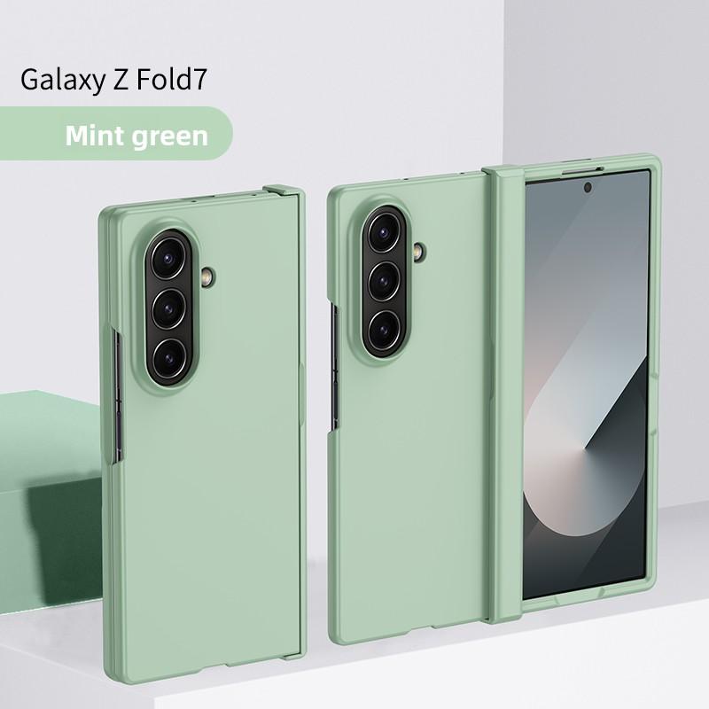 Жесткий чехол с текстурой PC и защитой шарнира для Samsung Galaxy Z Fold 7 6 5 3 4 ZFold7, полный комплект, защитная крышка
