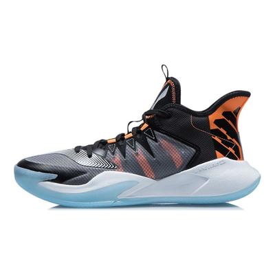 Баскетбольные кроссовки Li Ning Storm 2021 из ткани, синтетической кожи, термополиуретана, амортизации, нескользящие, износостойкие, дышащие, с поддержкой, среднего размера ABFR007-2