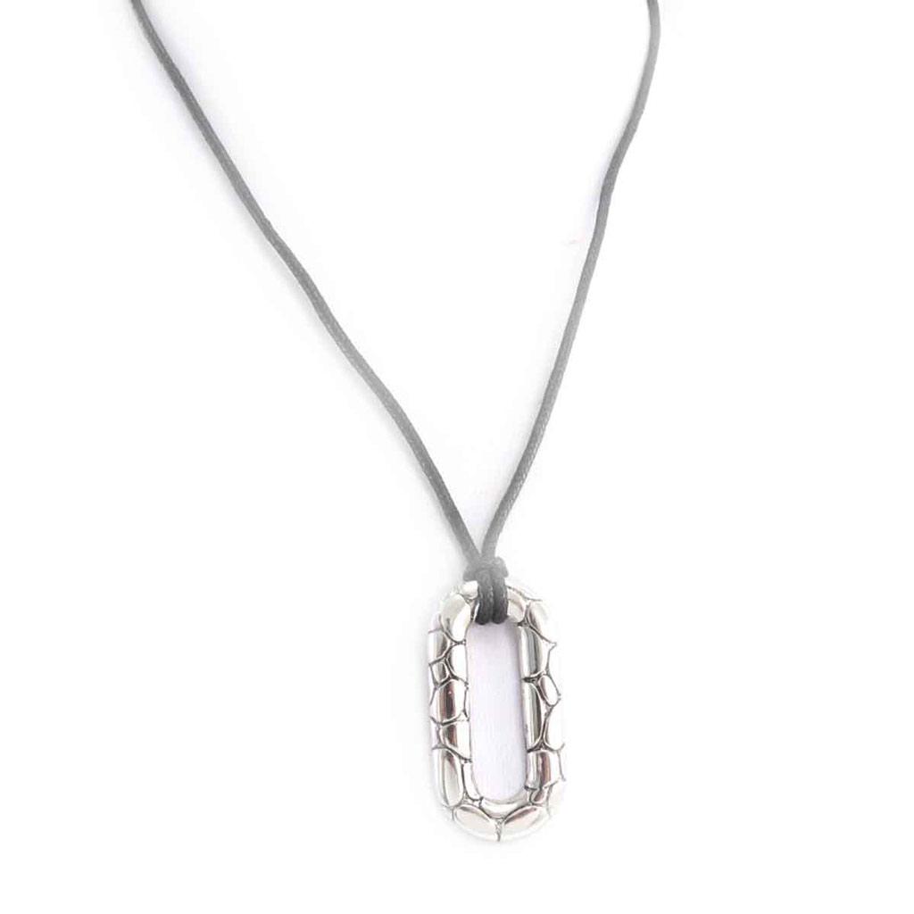 Les Trésors De Lily [J8536] — Черное серебряное колье «Килиманджаро».