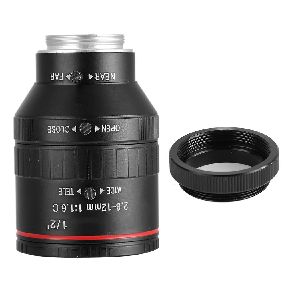 2.8-12mm 3MP 1/2 Manual Aperture C Mount Security Camera Lens CCTV